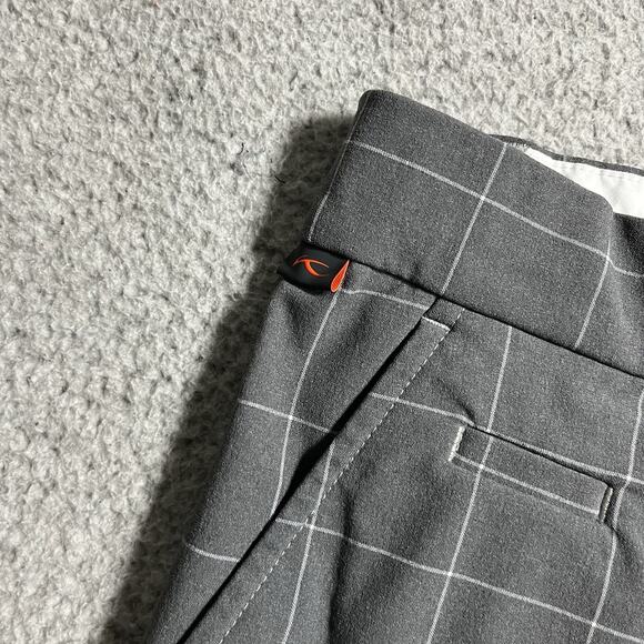 KJUS Shorts Mens 36 Gray Performance Stretch Chino Ike Golf Wicking 10" - Picture 7 of 10